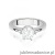 Pierścionek W0220B Diament 1,00ct Białe złoto 375