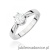 Pierścionek W0234 Diament 1,00ct Białe złoto 375