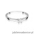 Pierścionek W0471 Diament 0,03ct białe złoto 375