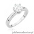 Pierścionek W0482 Diament 0,70ct białe złoto 375