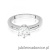 Pierścionek W0482 Diament 0,70ct białe złoto 375