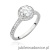 Pierścionek W0508 Diament 1,00ct białe złoto 375