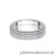 Pierścionek W0521 z diamentami białe złoto 375