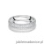 Pierścionek W0522 z diamentami białe złoto 375