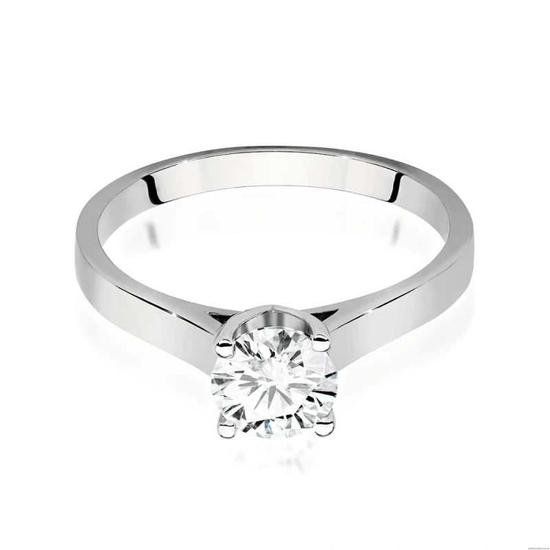 Pierścionek W0526 Diament 0,70ct białe złoto 375