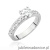 Pierścionek W0534 Diament 0,70ct białe złoto 375