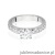 Pierścionek W0534 Diament 0,70ct białe złoto 375