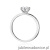 Pierścionek W0535 Diament 0,70ct białe złoto 375
