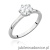 Pierścionek W0535 Diament 1,00ct białe złoto 375