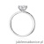 Pierścionek W0535 Diament 1,00ct białe złoto 375