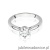 Pierścionek W0539 Diament 0,70ct białe złoto 375