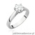 Pierścionek W0540 Diament 0,70ct białe złoto 375