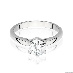 Pierścionek W0540 Diament 1,00ct białe złoto 375