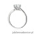 Pierścionek W0540 Diament 1,00ct białe złoto 375