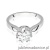 Pierścionek W0541 Diament 1,00ct białe złoto 375