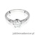 Pierścionek W0542 Diament 0,70ct białe złoto 375
