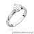 Pierścionek W0543 Diament 0,70ct białe złoto 375