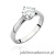 Pierścionek W0543 Diament 1,00ct białe złoto 375