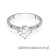 Pierścionek W0543 Diament 1,00ct białe złoto 375