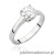 Pierścionek W0544 Diament 1,00ct białe złoto 375