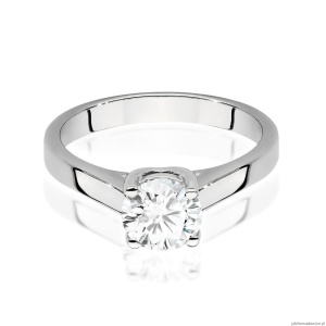 Pierścionek W0544 Diament 1,00ct białe złoto 375