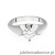 Pierścionek W0545 Diament 0,70ct białe złoto 375