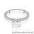 Pierścionek W0546 Diament 1,00ct białe złoto 375