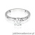 Pierścionek W0547 Diament 0,70ct białe złoto 375