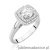 Pierścionek W0548 Diament 0,70ct białe złoto 375