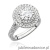 Pierścionek W0549 Diament 0,70ct białe złoto 375