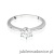 Pierścionek W0553 Diament 0,70ct białe złoto 375