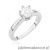 Pierścionek W0563 Diament 0,70ct białe złoto 375