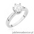 Pierścionek W0563 Diament 1,00ct białe złoto 375