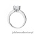 Pierścionek W0563 Diament 1,00ct białe złoto 375