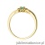 Pierścionek W0185 Szmaragd 0,15ct żółte złoto 375