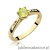 Pierścionek W0074 Oliwin 0,60ct żółte złoto 375