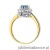 Pierścionek W0284 Topaz London Blue 0,50ct żółte złoto 375