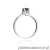Pierścionek W0106 Granat 0,60ct białe złoto 375