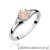 Pierścionek W0076 Morganit 0,40ct białe złoto 375