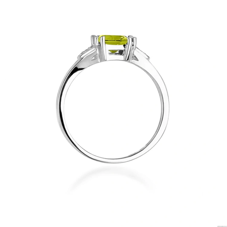 Pierścionek W0040B Oliwin 1,10ct białe złoto 375