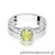 Pierścionek W0087 Oliwin 0,60ct białe złoto 375