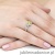 Pierścionek W0087 Oliwin 0,60ct białe złoto 375