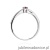 Pierścionek W0449 Rubin 0,15ct białe złoto 375