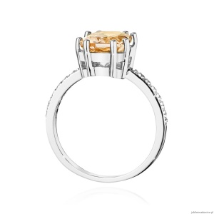 Pierścionek W0527 Morganit 2,80ct białe złoto 375