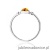 Pierścionek W0597 Żółty Turmalin 0,60ct białe złoto 375