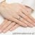Pierścionek W0177 Czarny Diament 0,12ct żółte złoto 375