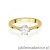 Pierścionek W0220B Diament Laboratoryjny 0,30ct żółte złoto 375