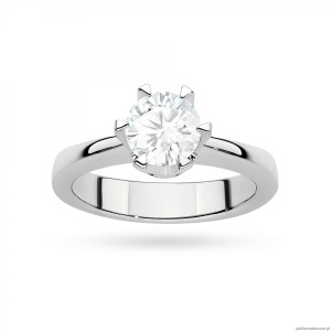 Pierścionek W0220 Diament Laboratoryjny 1,00ct białe złoto 375
