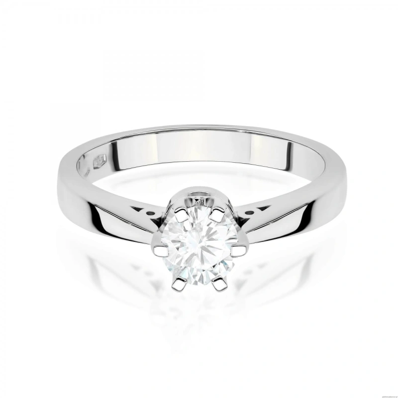 Pierścionek W0234 Diament Laboratoryjny 1,00ct białe złoto 375