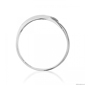 Pierścionek W0609 Diament 0,04ct białe złoto 375